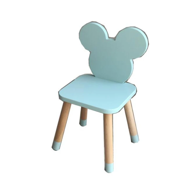 

multi color mickey mouse solid wood kids chair