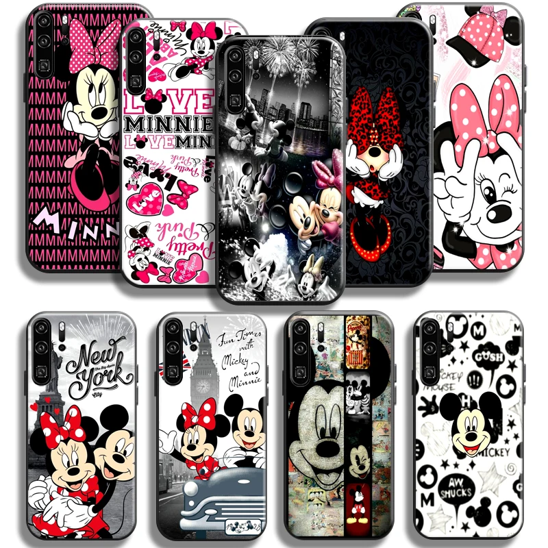 

Mickey Minnie Mouse Cartoon Phone Case For Huawei P50 P40 P30 P20 Pro Lite 5G Case For Huawei P Smart Z 2021 Back Soft