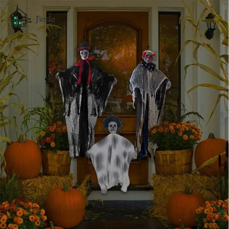 

Каркас, легкий дизайн, искусственное украшение, веселый и яркий кулон в виде черепа, товары для дома на Хэллоуин