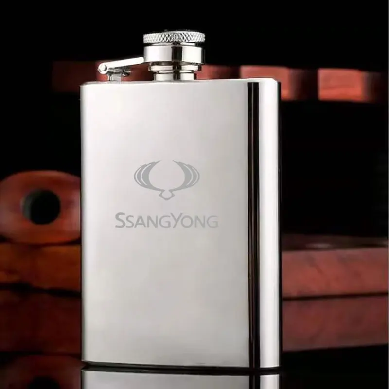 

4 6 8 OZ Portable 304 Stainless Steel Hip Flask Whiskey Wine Pot For Ssangyong Flagon Outdoor Travel Wine Bottle Men's Gifts