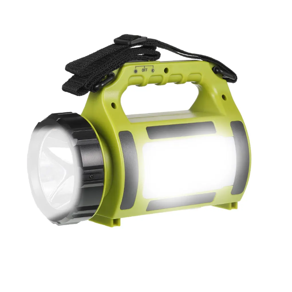 

Handheld Spotlight Camping Light Tent Lamp Rechargeable Double Sides Outdoor Accessories Reading Lantern Eyes Protection