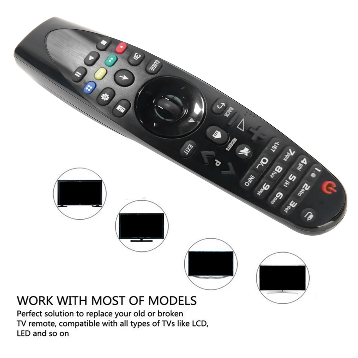 

Умный телефон RM‑ G3900, умный ТВ-пульт дистанционного управления с USB-приемником для LG