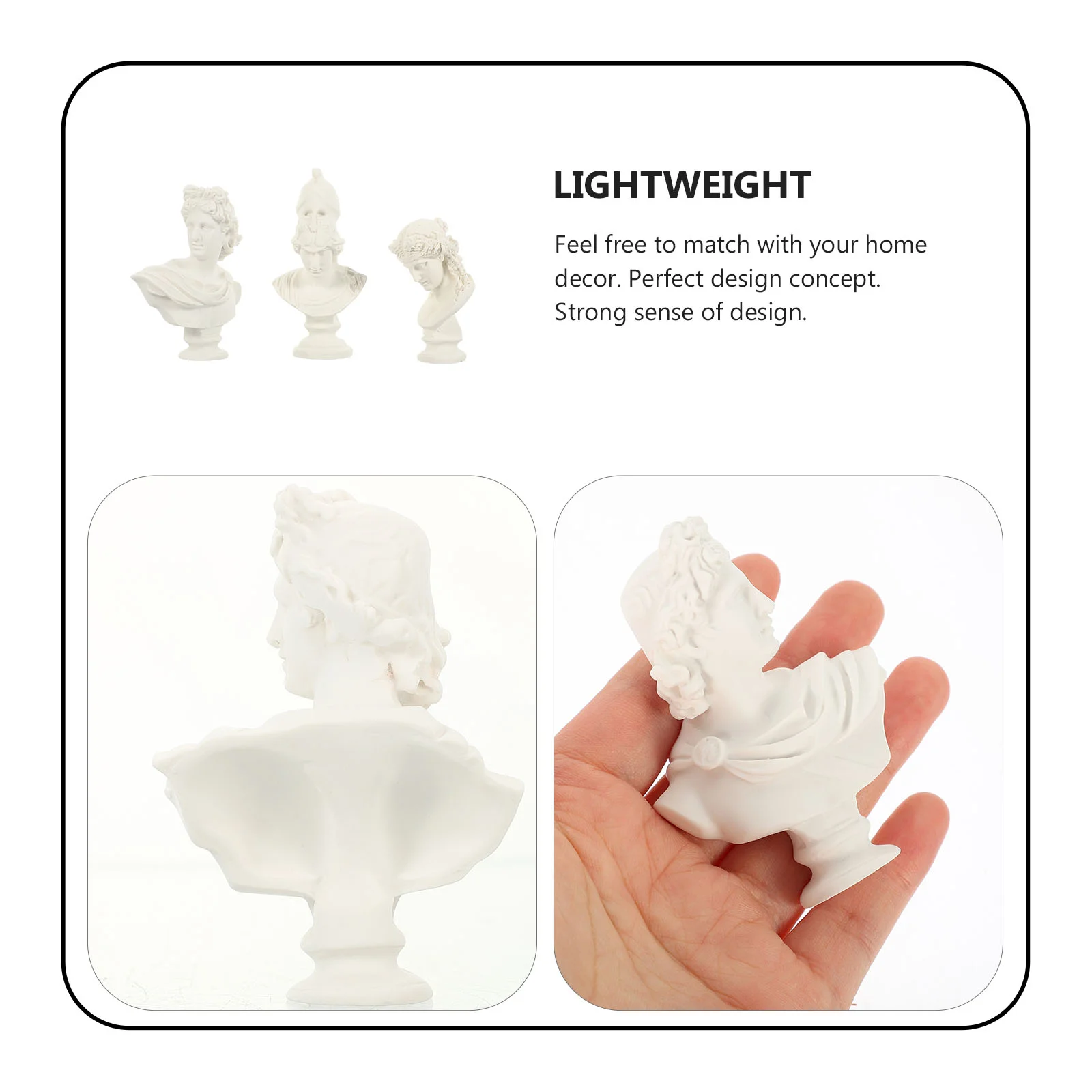 3 шт. книжная полка статуя Афины рабочие статуи украшения персонажей смола