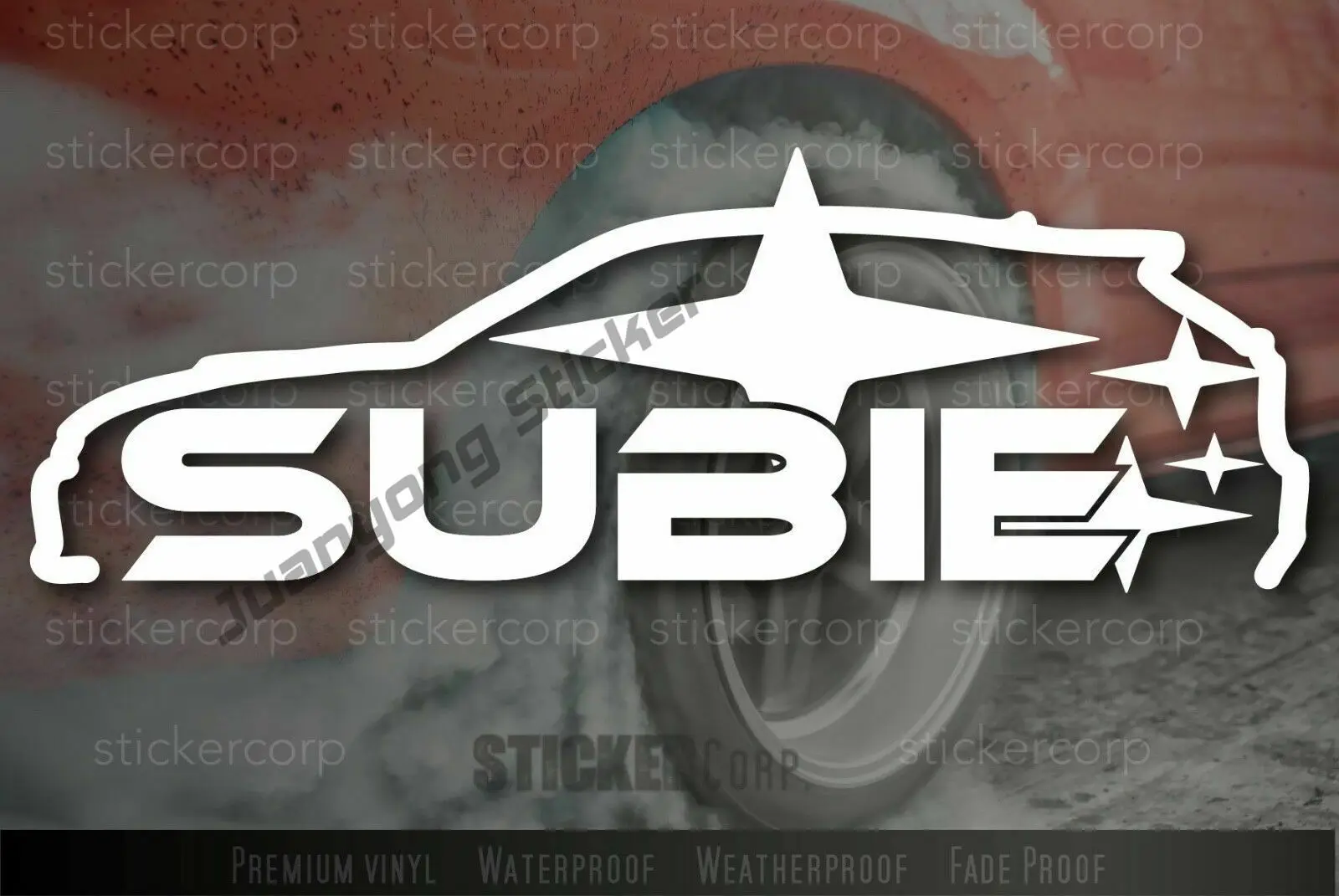 

Subie Car Decal By StkrCorp Jdm Drift Race Stance Window Vinyl STICKER Graffiti Car Stickers Styling Accessories Decor