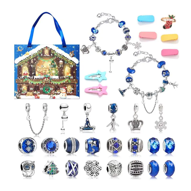 

Blind Box Advent Calendar Fast Shipping Items Kids Toys Jewelry Hair Clip Barrette Best Present For Girls Best Christmas New Yea