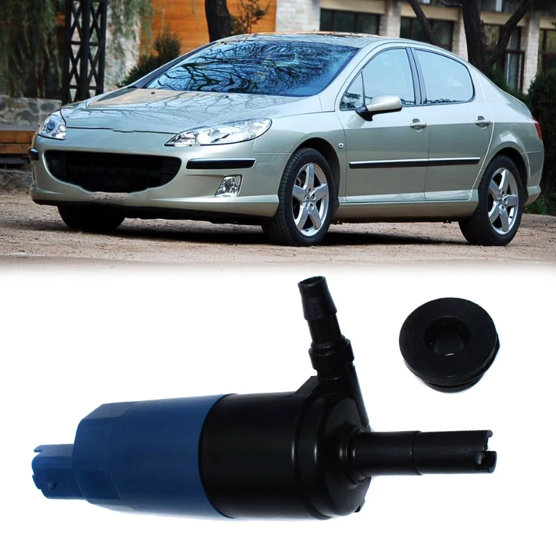 Автомобильная головка лампа насос для омывателя Peugeot 307 407 807 Citroen C4 C5 C6 Renault 6434 77