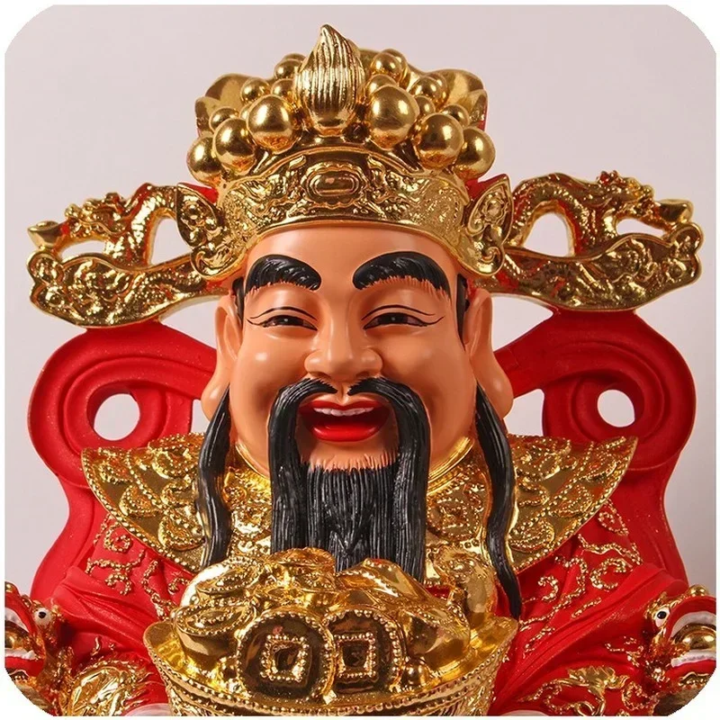 Статуя Будды Бога богатства слиток из смолы Джека Прулетница красной одежды