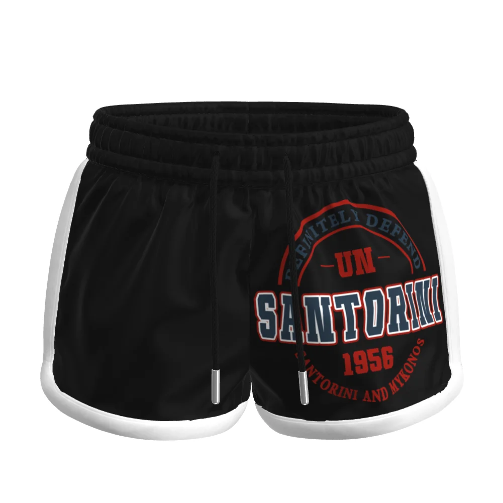 

Женские шорты на шнуровке ZOGAA, летние повседневные Молодежные шикарные спортивные шорты большого размера для девушек, уличная одежда с прин...