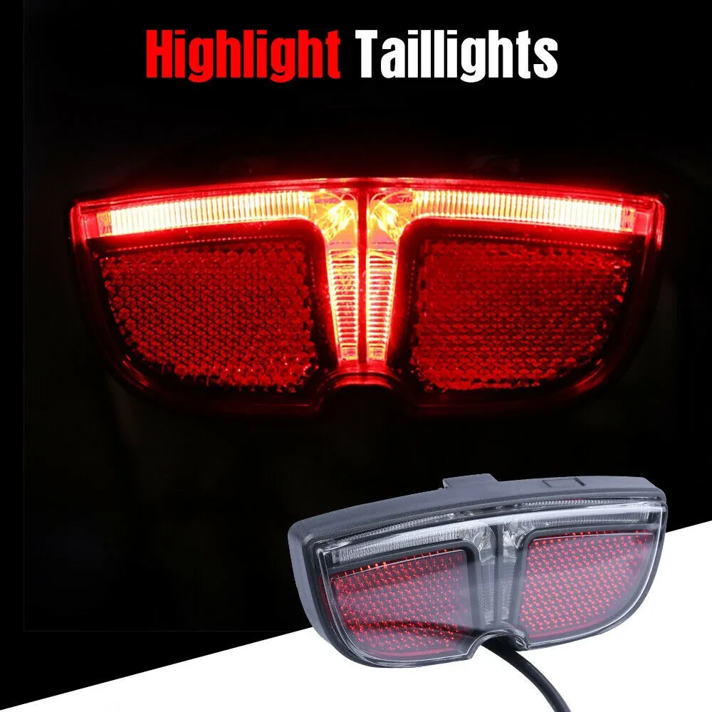 

Ebike Taillight LED Lamp 6V Tail Light For Bafang MidDrive Motor Electric Bicycle Rear Light Bicycle Accessories