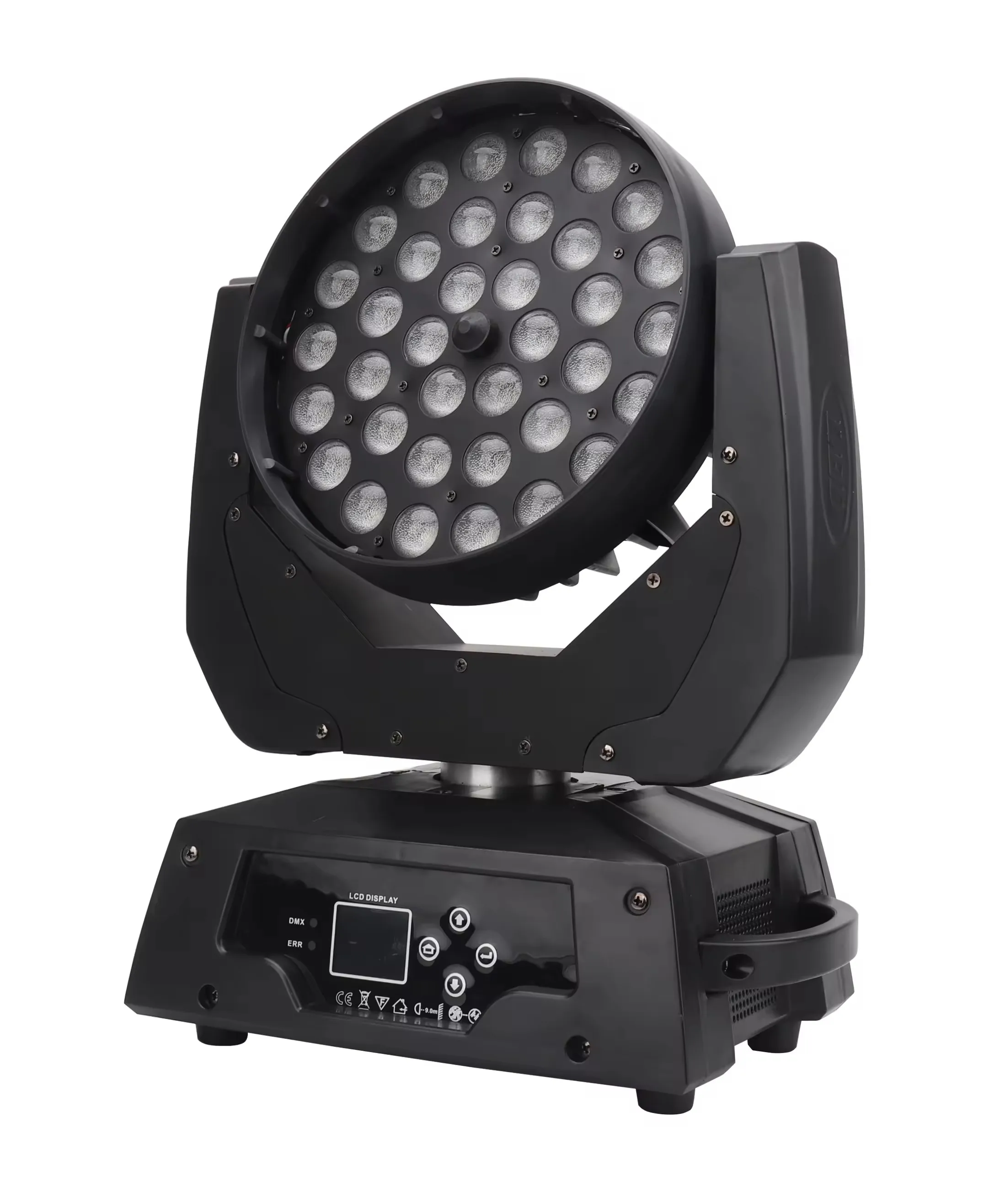 Jacmui Rgbw Zoom 4 в 1 Dmx 512 стирка светильник 36 × 10 Вт бусины высокой яркости движущаяся