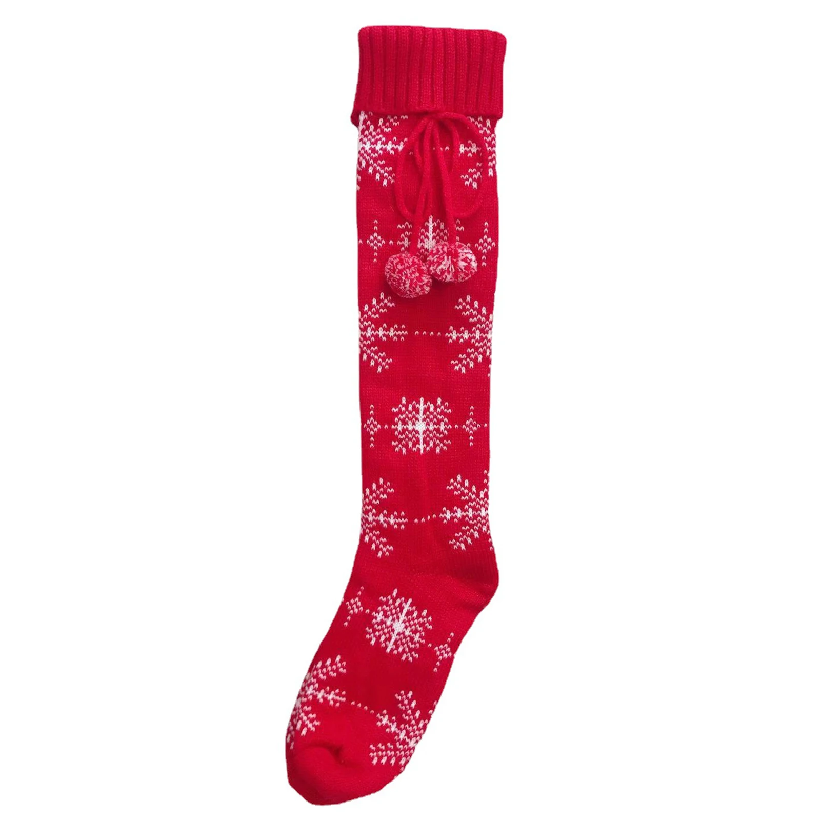 

Christmas Pom Knee Length Socks Add to the Festive Atmosphere Autumn And Winter Models