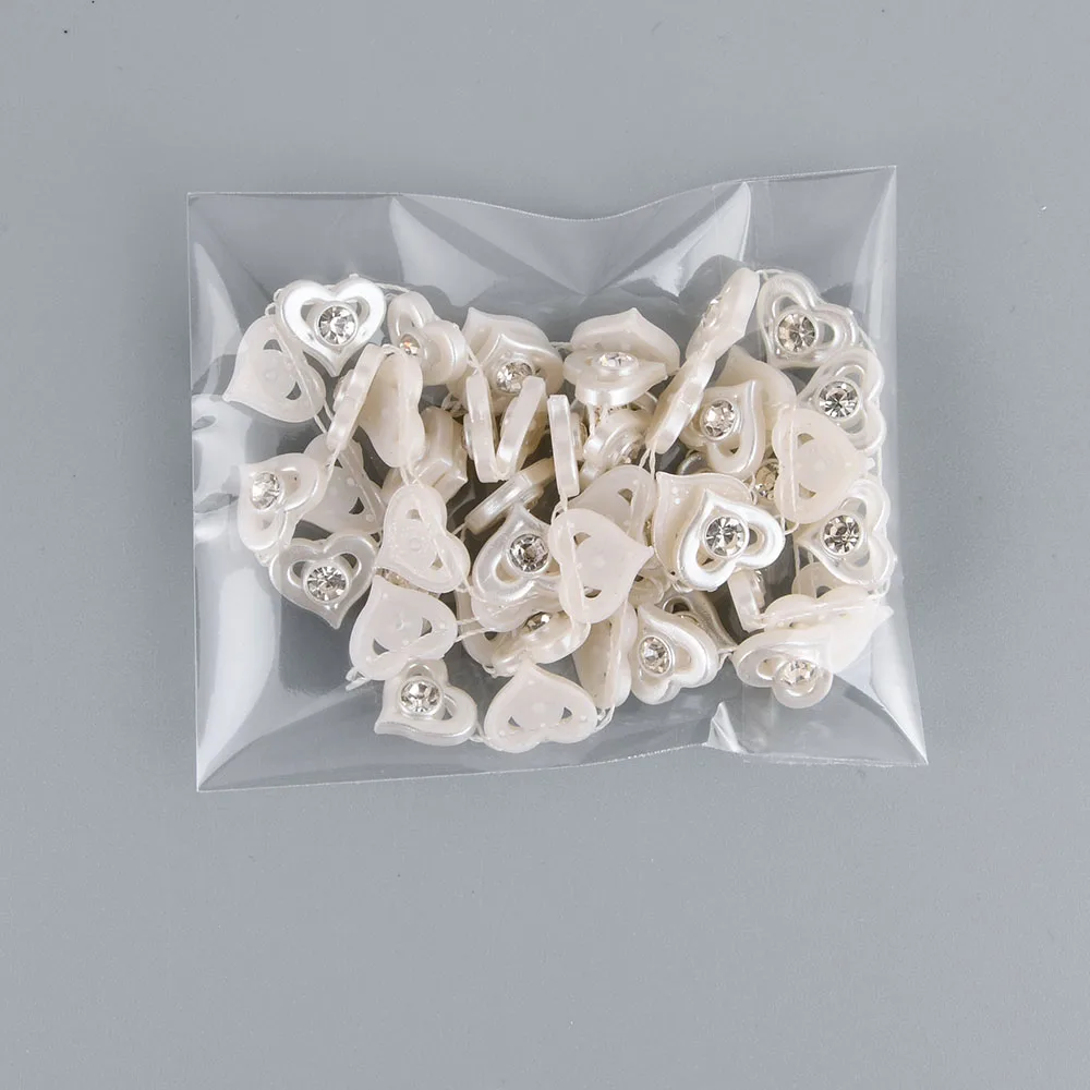 Лента кружевная с искусственным жемчугом Ширина 13 мм 1 ярд