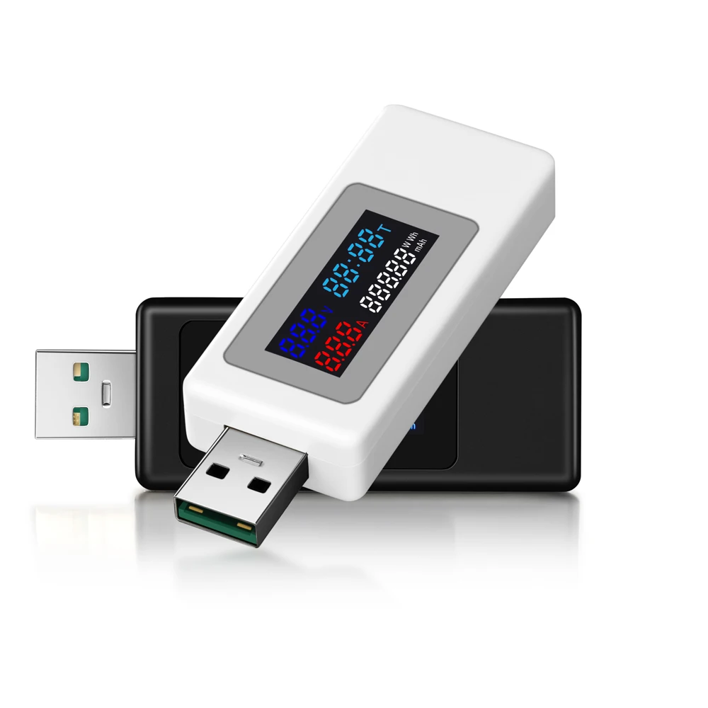 

DC4-30V USB Tester LCD Current Voltage Meter Timing Ammeter Voltmeter Digital Monitor Cut-off Power Indicator Charger Detector