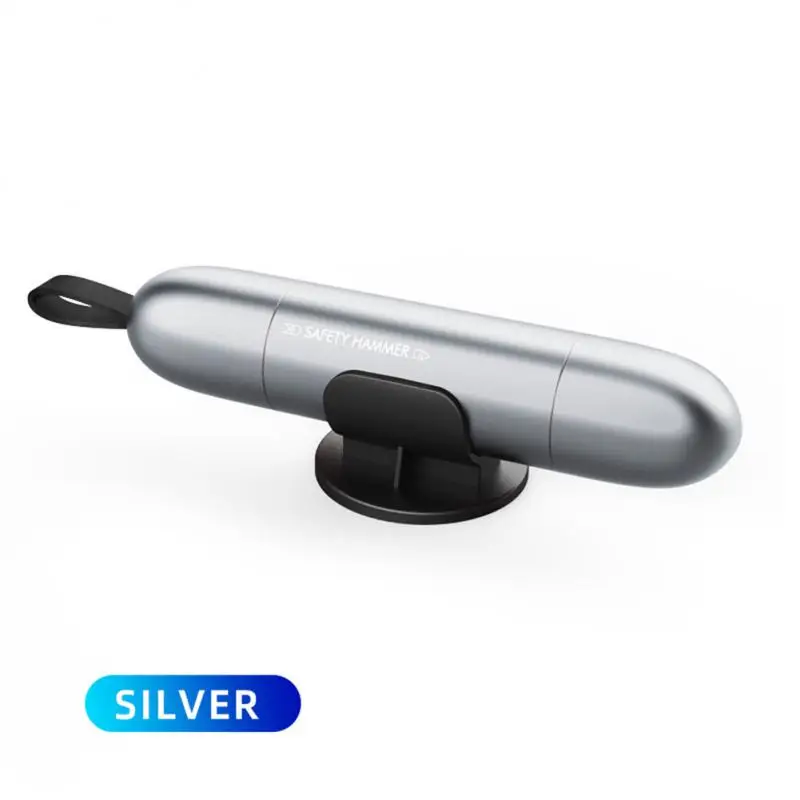 

One Second Broken Window Multifunctional Portable Car Safety Hammer Universal Aluminum Alloy Emergency Safety Hammer 2 In1