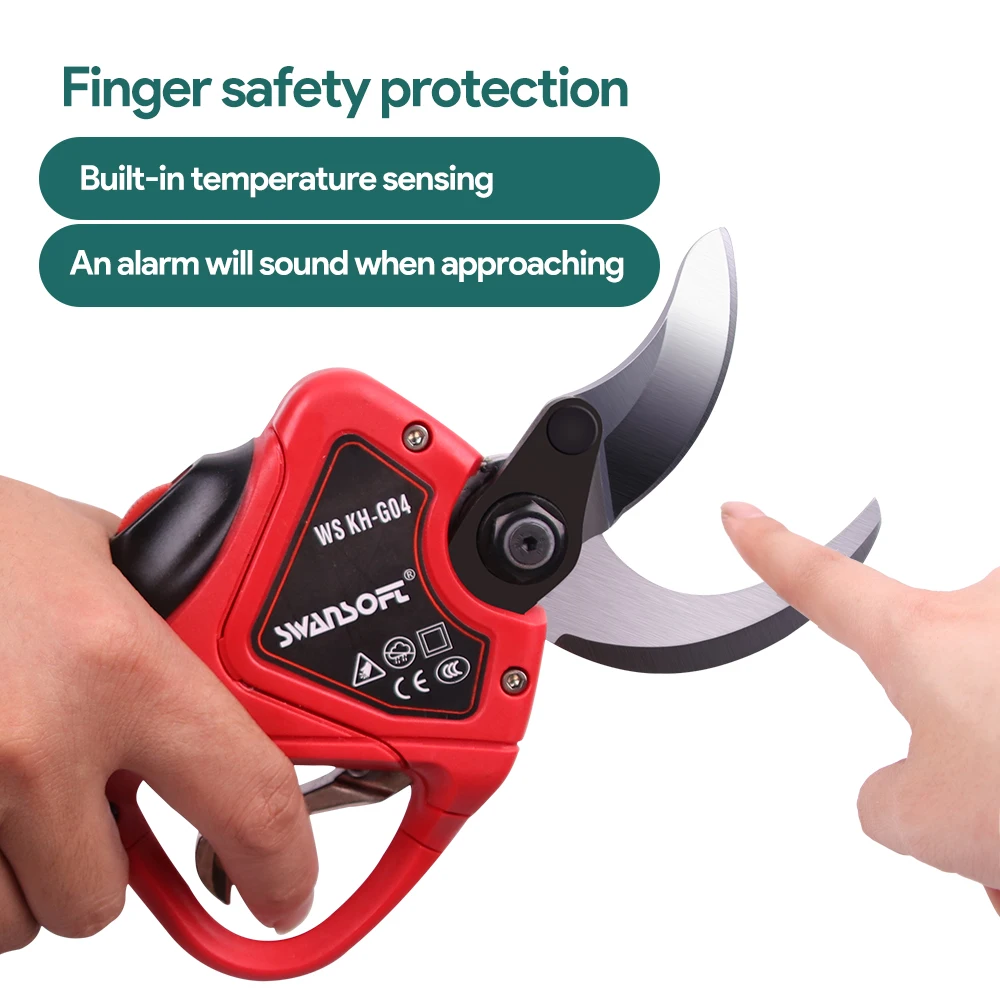 40MM lithium battery orchard secateurs best garden tools electric pruners