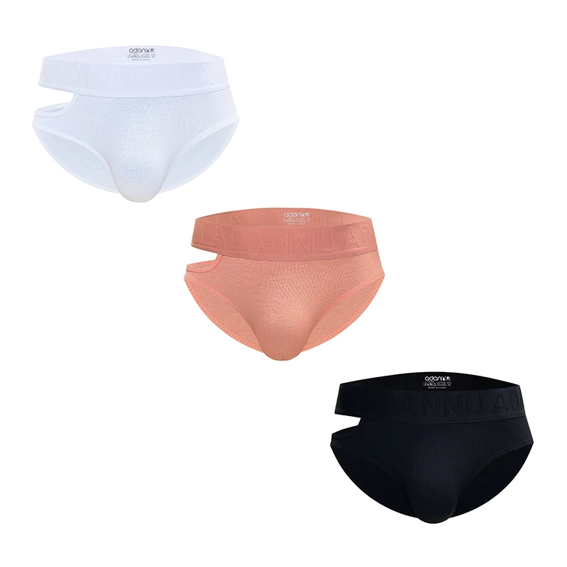 Комплект мужского нижнего белья из 3 предметов соблазнительные хлопковые