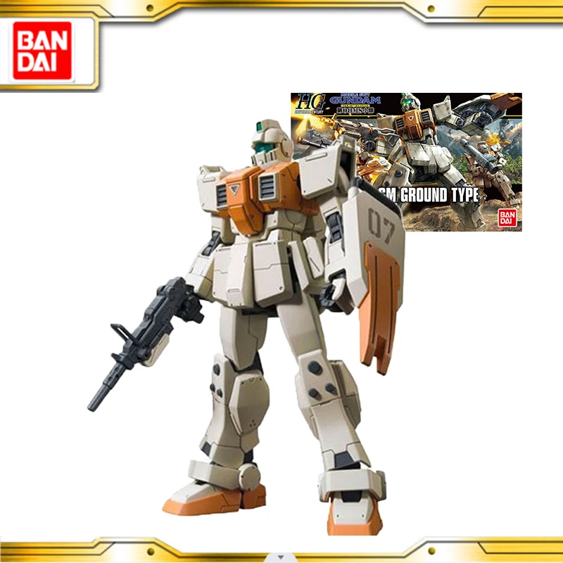

Bandai Gundam HGUC 202 1/144 GM RGM-79[G] GM модель типа земли Gundam сборная робот аниме экшн-фигурка детские игрушки