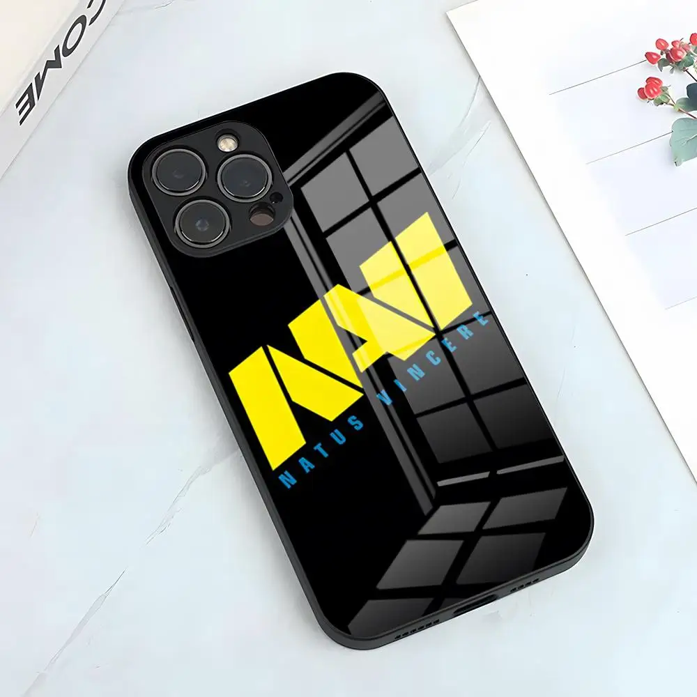 Чехол для телефона Natus Vincere Navi IPhone 16 15 14 Pro 11 13 12 Mini 6 8 7 Plus SE Glass Luxury Design Cove