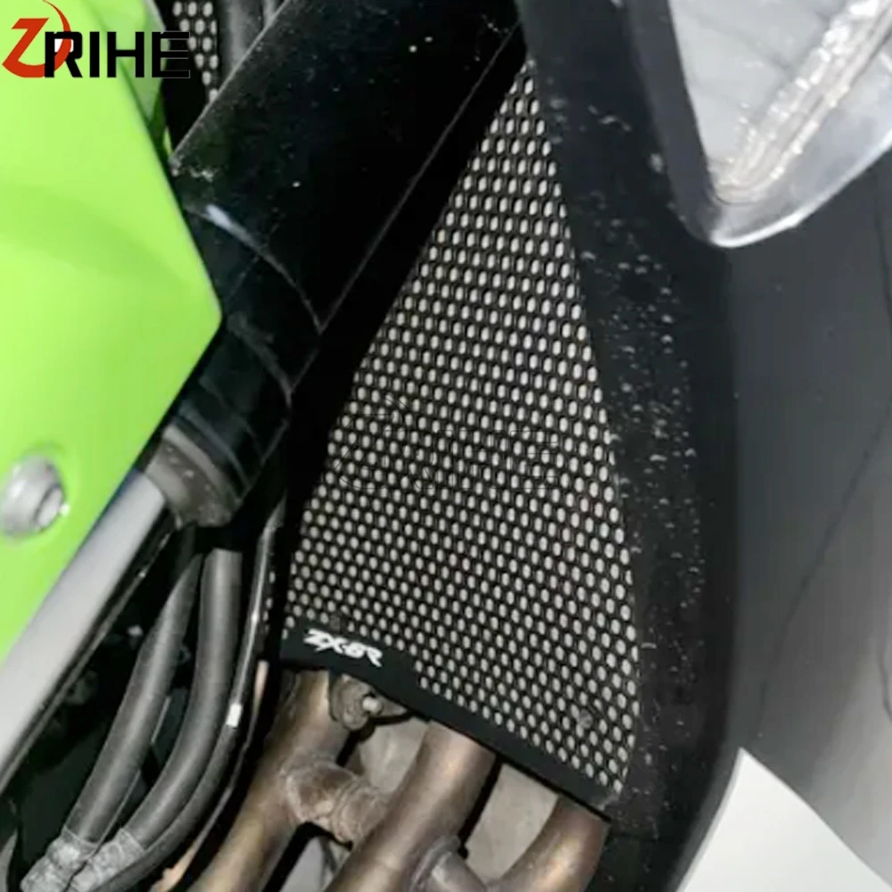 Фото Для Kawasaki ZX636R ZX-636R мотоцикла ZX6R ZX636 2013-2025 2024 ZX-6R защита решетки радиатора защитная крышка для решетки №2
