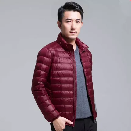 NEW Casual Duck Down Jackets Men 2021 Winter Warm Thick Parkas Coat Mens Fleece Outerwear Patchwork Bomber Puffer Jacket Windpro