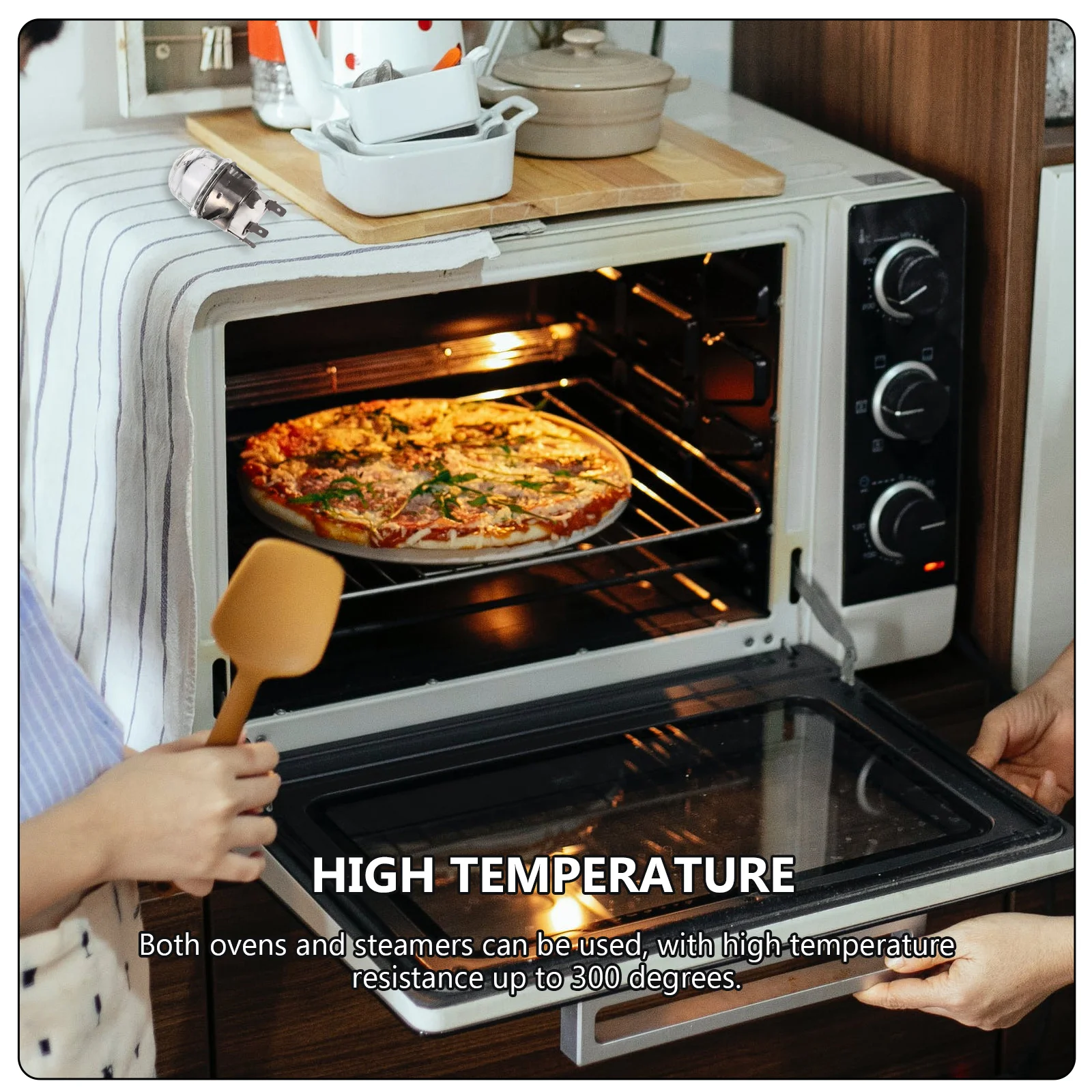 Держатель лампы для духовки или адаптер основания Высокотемпературные