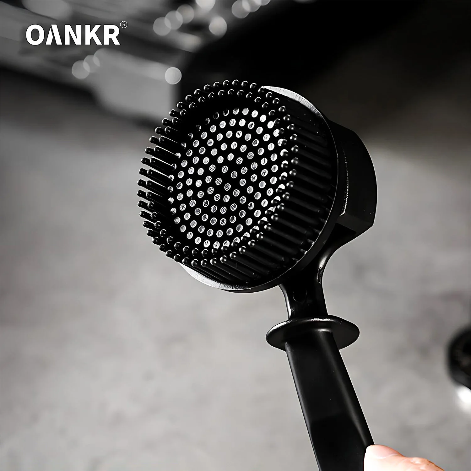 Фото OANKR 51/58 мм Съемная щетка для чистки кофемашин, инструмент для очистки группы заварочных клапанов эспрессо, аксессуар для кофеварки №1