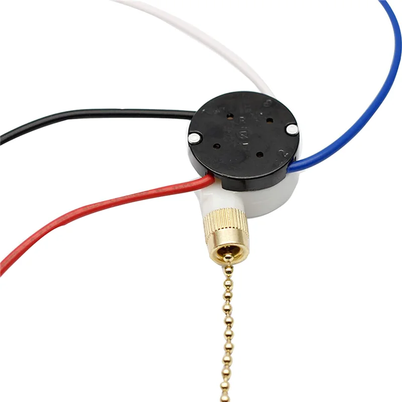 1 шт. переключатель освещения потолочного вентилятора ZingEar ZE-208S E89885 3 скорости 4