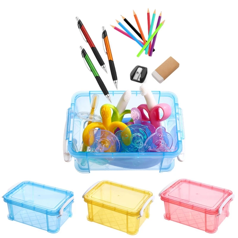 

Waterproof Index Card Holder 500 Index Cards Capacity Transparent Notecards Case Flash Cards Storage Container for Home