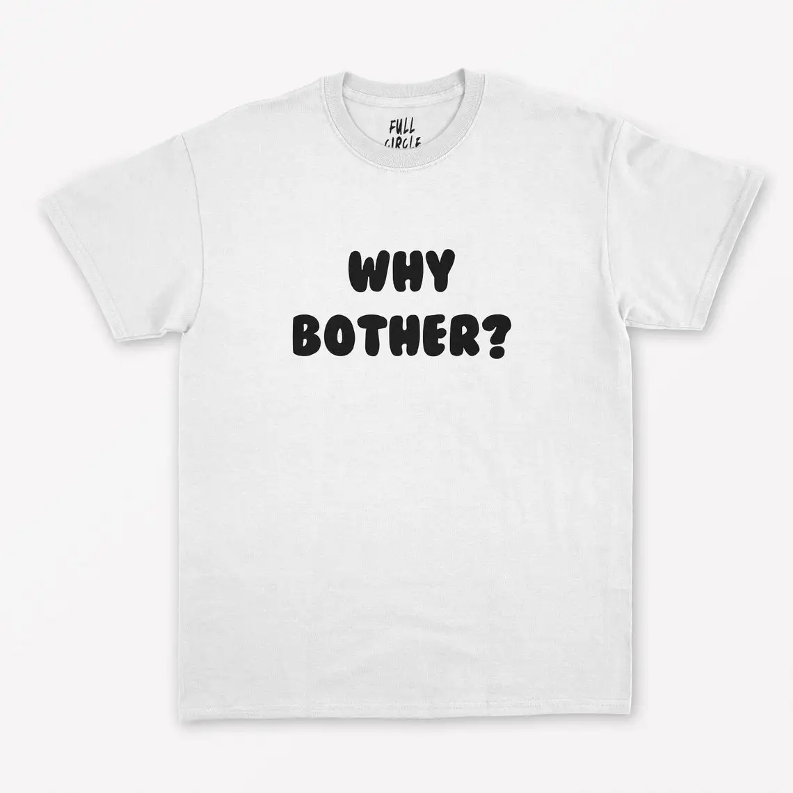 

Футболка с надписью Why Bother-Grunge, женская футболка, симпатичная футболка