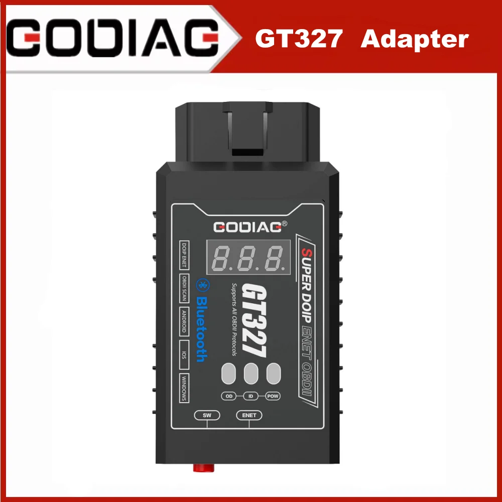 GODIAG GT327 SUPER DOIP ENET ELM327v1.5 Bluetooth 4.0 OBD II сканер для iOS/Android/Windows Поддержка напряжения