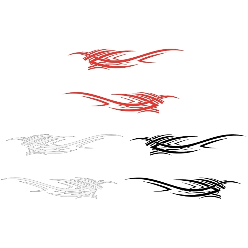 

2 Pcs Car Styling Stickers Auto Both Side Body Sticker Vinyl Decal Automobiles Car Accessories Durable T21E