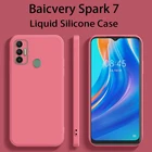 Чехол из жидкого силикона для Tecno Spark 7 Spark 4 Air 6 Go Hot 10i 10s 10 Play 9 Play POP 4 Pro Lte Camon 12 POP 5 Lte Camon 18 P
