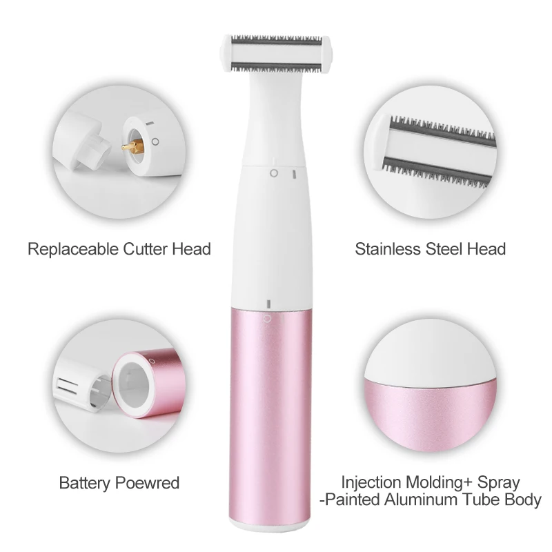 4 in 1 Women Epilator Professional Nose Eyebrow Shaver for Lady Whole Body Trimmer Battery Hair Remover Home Use Machine enlarge