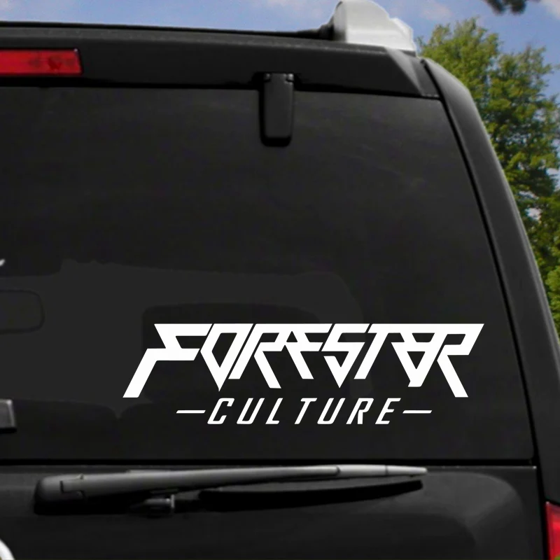 

Tri Mishki HZX1071 # Наклейка на автомобиль Forester Culture, забавные виниловые наклейки, аксессуары для мотоциклов, наклейки