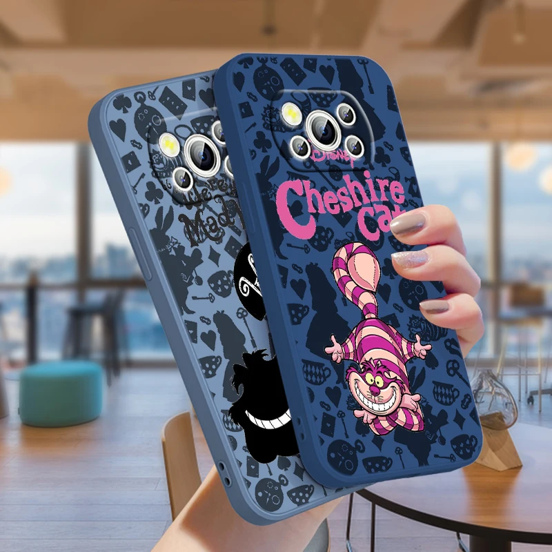 

Disney Cat Miraculous Cat For POCO C50 C40 X4 M5S F4 M4 X3 F3 M3 C3 Pro GT NFC 4G 5G Liquid Rope Phone Case