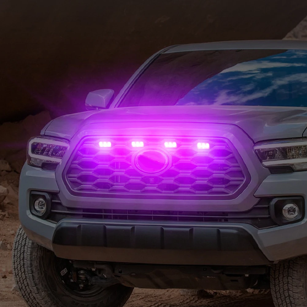 

Durable ABS Housing Multicolor Grill Trim Durable High Quality Hot Sale Practical APP Control Grille LED Light