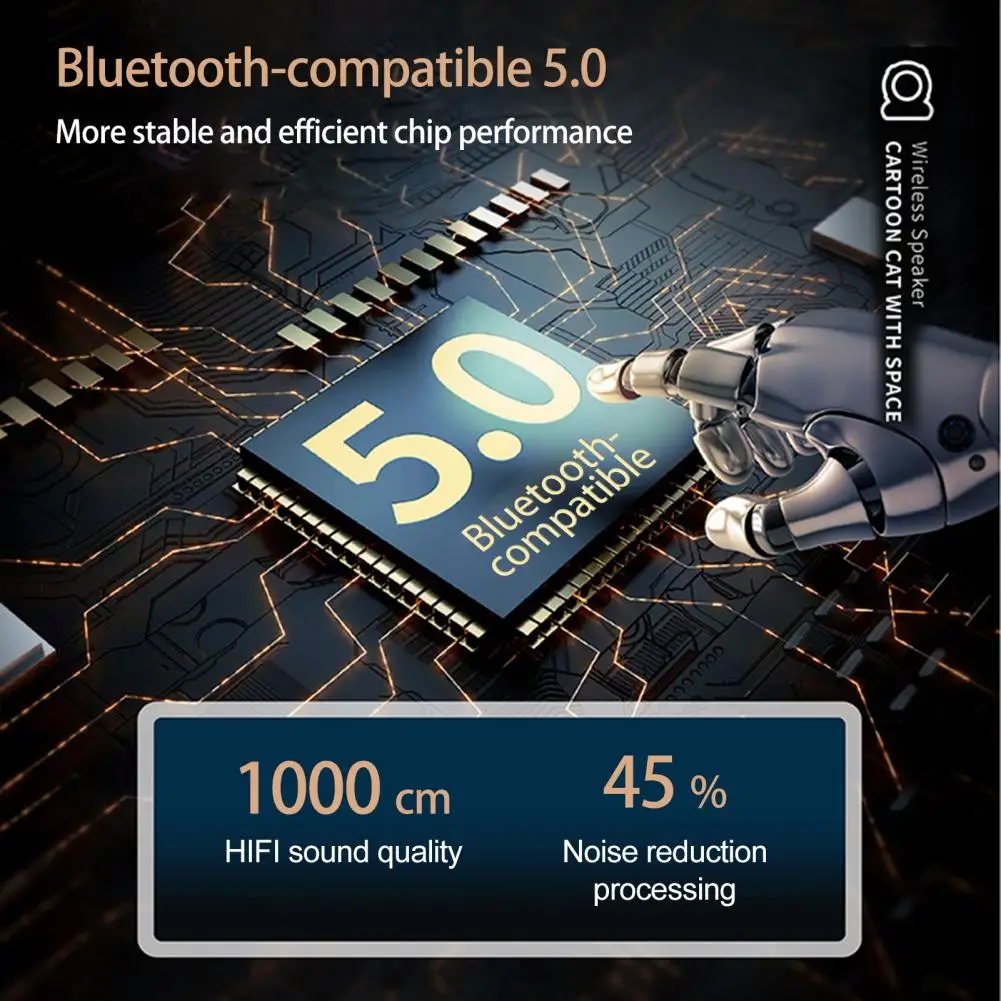 

Портативный практичный перезаряжаемый беспроводной сабвуфер для офиса