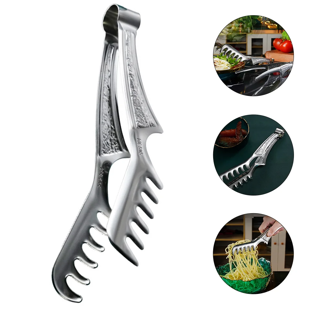 

Food Serving Tongs Fried Steak Clamp Beefsteak Turner Flipper Sugar Cube Tongs Grilling Tongs Grill Tong