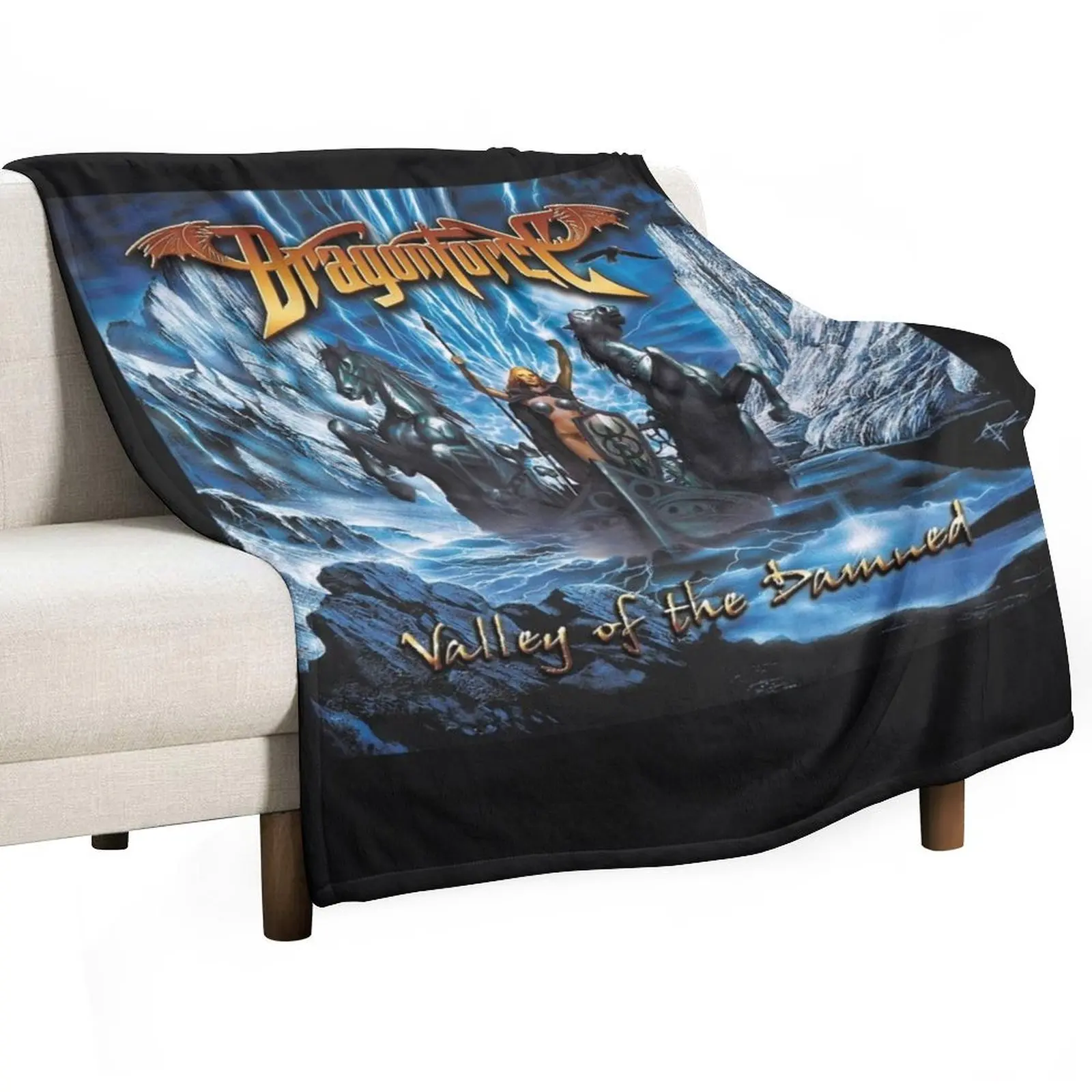 Фото Dragonforce новая скидка пледы Элитный бренд рождественские подарки диваны одеяла на Хэллоуин №1