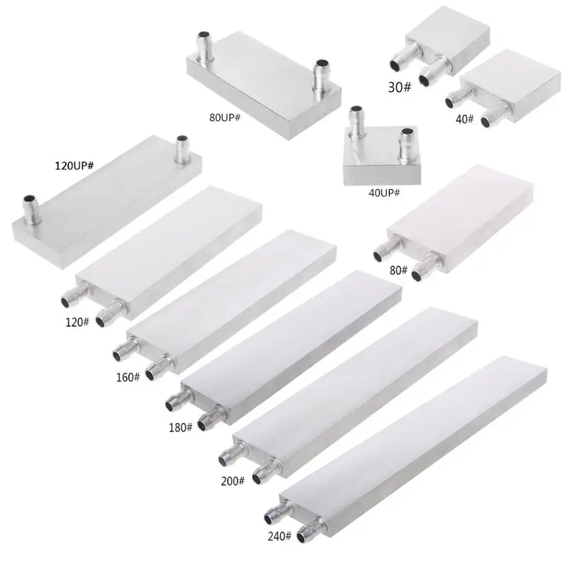 

40x120mm Primary Aluminum Water Cooling Block Heat Sink System For PC Laptop CPU