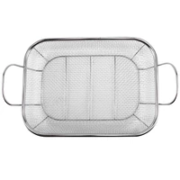 stainless steel bbq grill basket barbecue mesh grilling basket home stainless steel barbecue basket