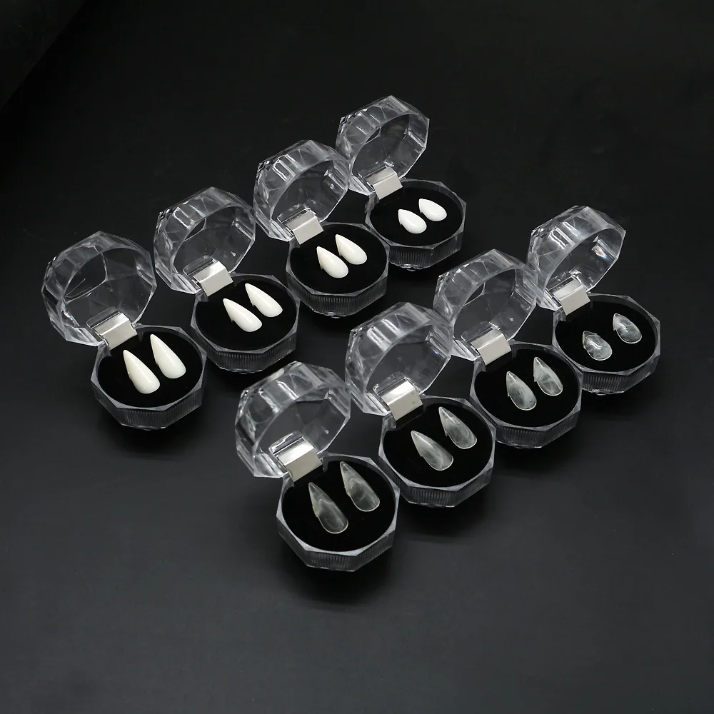 Хэллоуин вампир зомби протезы клыки Тигр скобы Косплей Макияж Зубы аксессуары