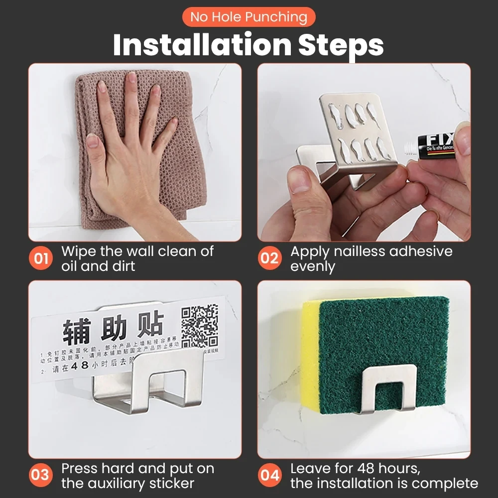  стеллаж для губки из нержавеющей стали 2