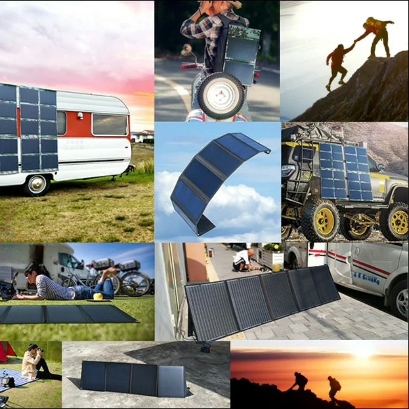 Складная Солнечная Зарядная Панель 30 Вт/50 Вт 18 В ETFE Легкая Для Мобильного