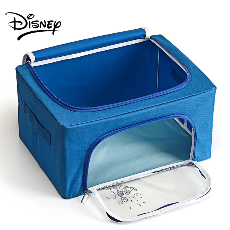Disney Fabric Storage Box Household Large-capacity Storage Basket Wardrobe Organizer Box Clothing Storage Folding Box Mickey