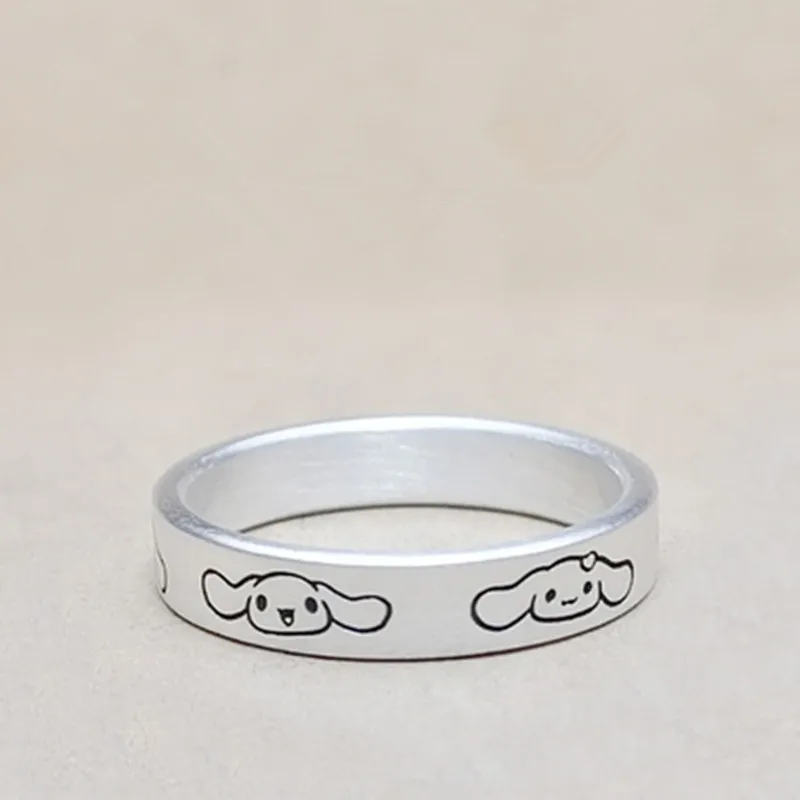 

Новое кольцо с милым коричным рисунком, открытое регулируемое периферийное ювелирное изделие с героями аниме, подарок