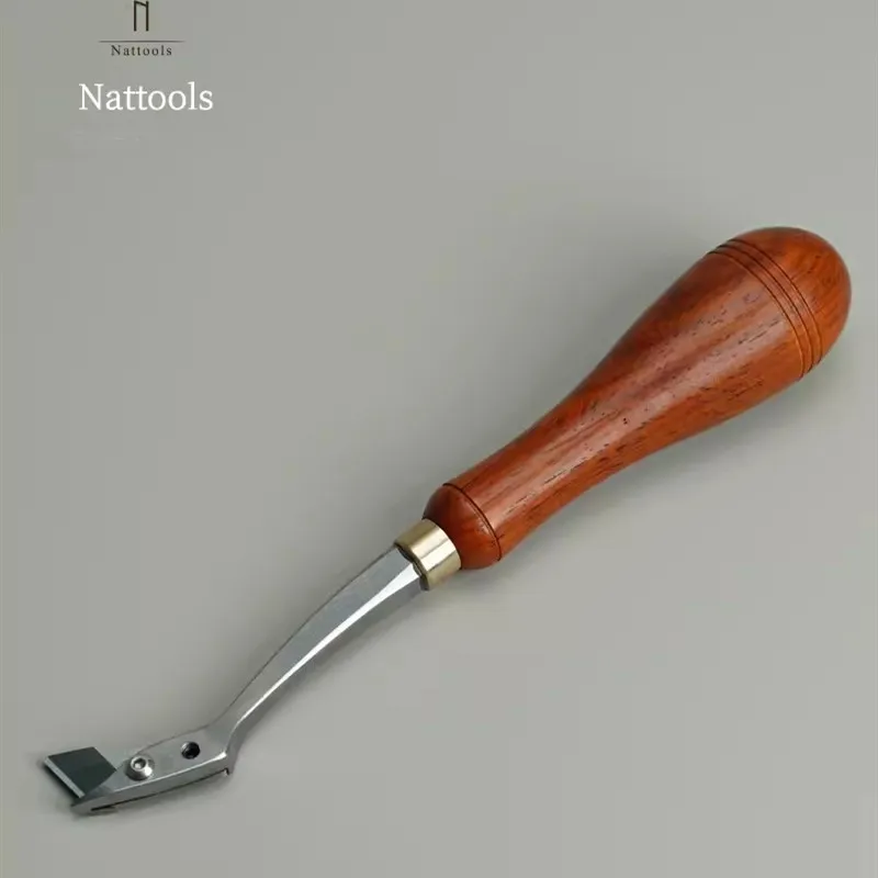 Инструмент для обрезки окантовки кожи ручной работы Nattools 420H инструмент кривой из