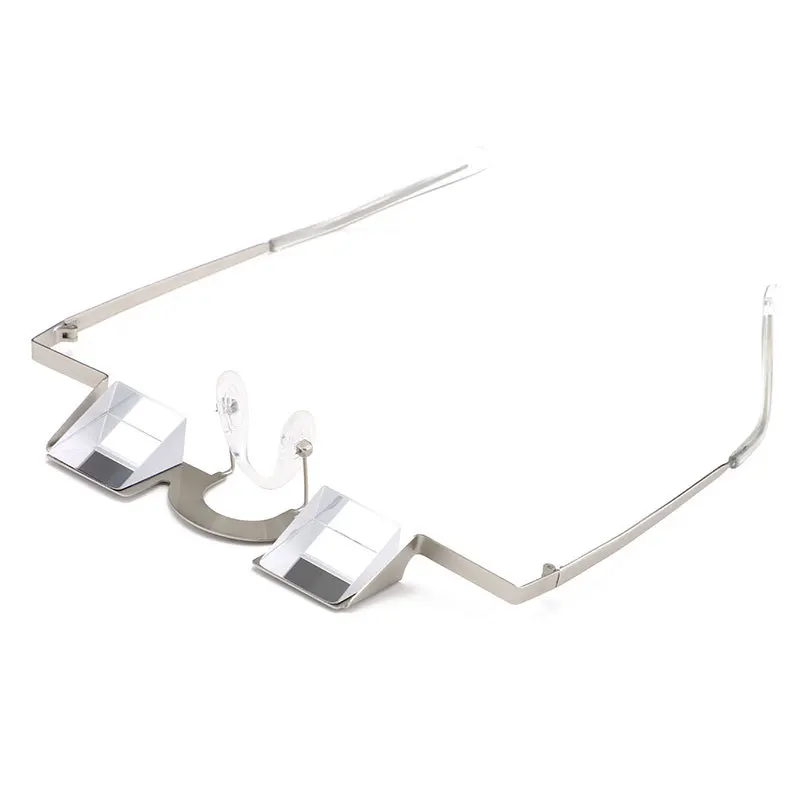 

Lazy Man Glasses Men Women Children Comfortable Horizontal Reading Eyewear Lenses Lying Down Watching Tv Refractive Eyeglasses