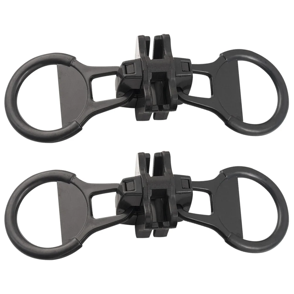 2pcs Double Slider Zipper Heads Zipper Heads Backpack Zipper Tabs Luggage Zipper Sliders