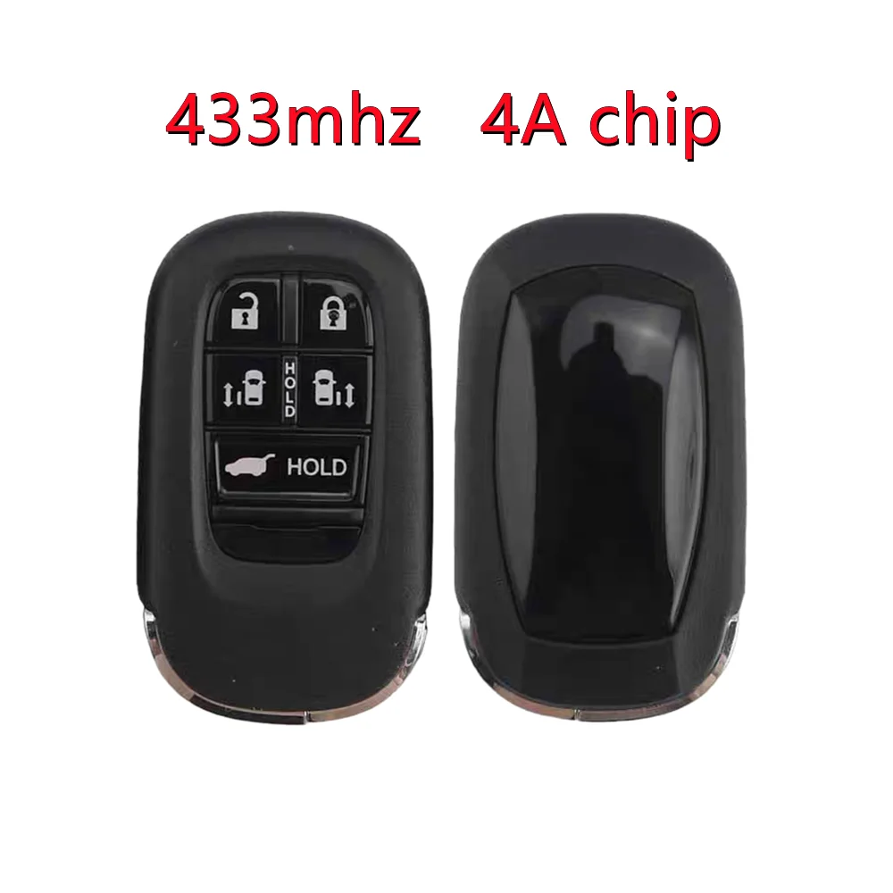 Умный дистанционный ключ для автомобиля послепродажного обслуживания, чип 4А, 434 МГц, карта пропускания, автомобильный дистанционный ключ для Honda Civic Accord Odyssey ZRV CRV 2022 2023